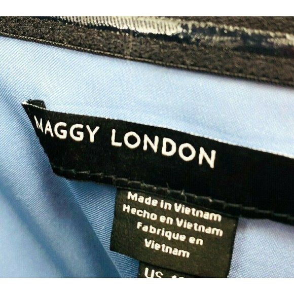 Maggy London Women Casual Halter Bubble Hem Dress - Picture 6 of 6